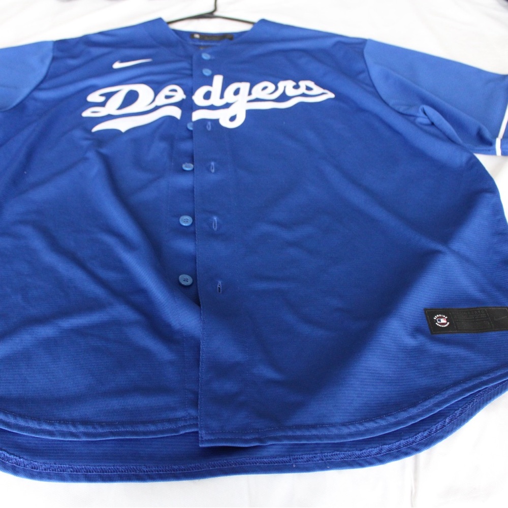 Blue Dodgers Baseball Jersey